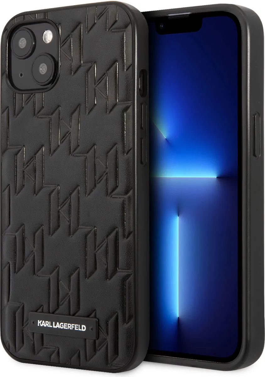 Karl Lagerfeld Monogram Plaque iPhone 13 Hoes