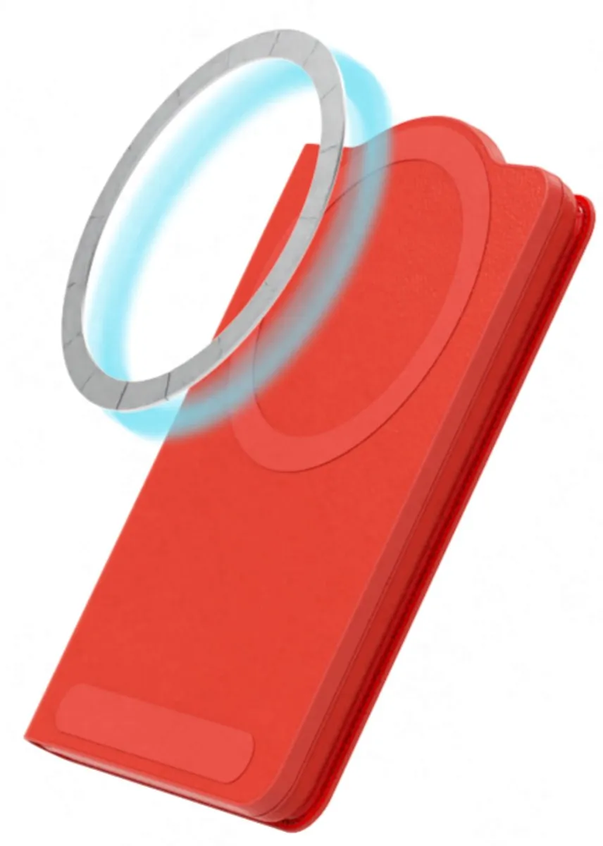 Samsung Magnet Card Wallet GP-TOU026HIARW - 2 Pasjes - Coral Red