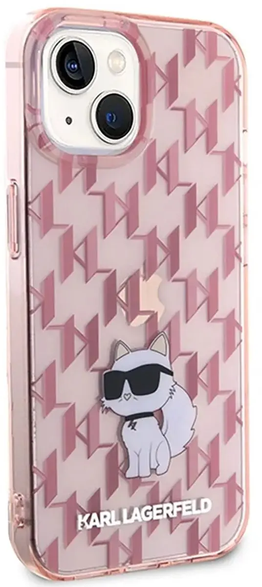 Karl Lagerfeld iPhone 15 Backcase - Roze - TPU