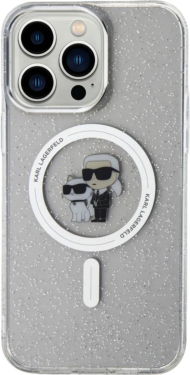 Karl Lagerfeld iPhone 15 Pro Backcase - Effen Transparant - TPU