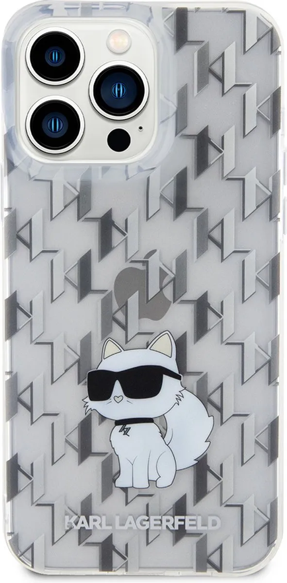 Karl Lagerfeld iPhone 15 Pro Backcase - Effen Transparant - TPU