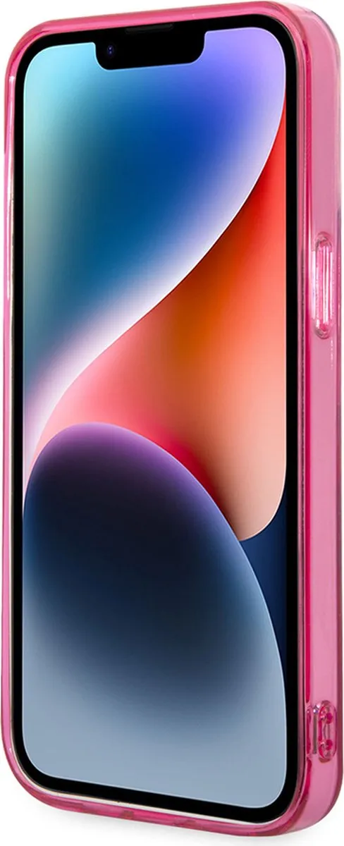 Karl Lagerfeld iPhone 14 Pro Max Hoesje - Roze - TPU - MagSafe