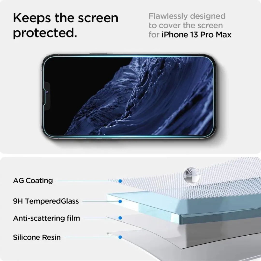 Spigen EZ Fit Glas Screenprotector iPhone 16e - Transparant