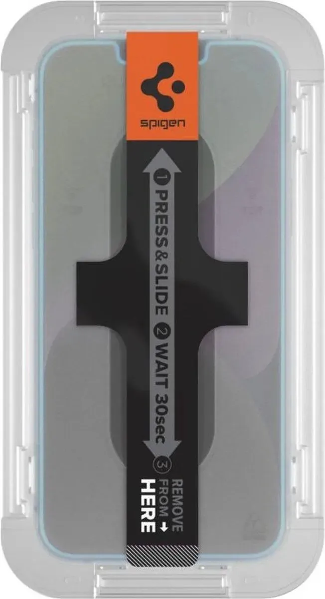Spigen EZ Fit Glas Screenprotector iPhone 16e - Transparant