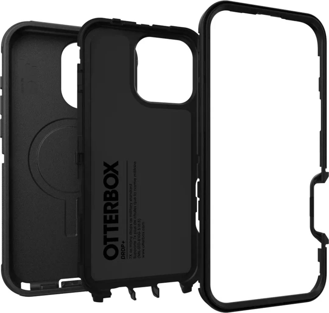 OtterBox Defender Back Cover iPhone 16 Pro Max - MagSafe - Zwart