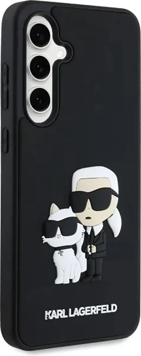 Karl Lagerfeld Backcase Hoesje Samsung Galaxy S24 FE - Zwart