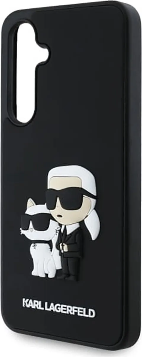 Karl Lagerfeld Backcase Hoesje Samsung Galaxy S24 FE - Zwart