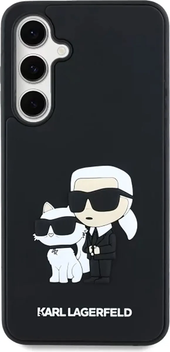 Karl Lagerfeld Backcase Hoesje Samsung Galaxy S24 FE - Zwart - afbeelding 6 van 6