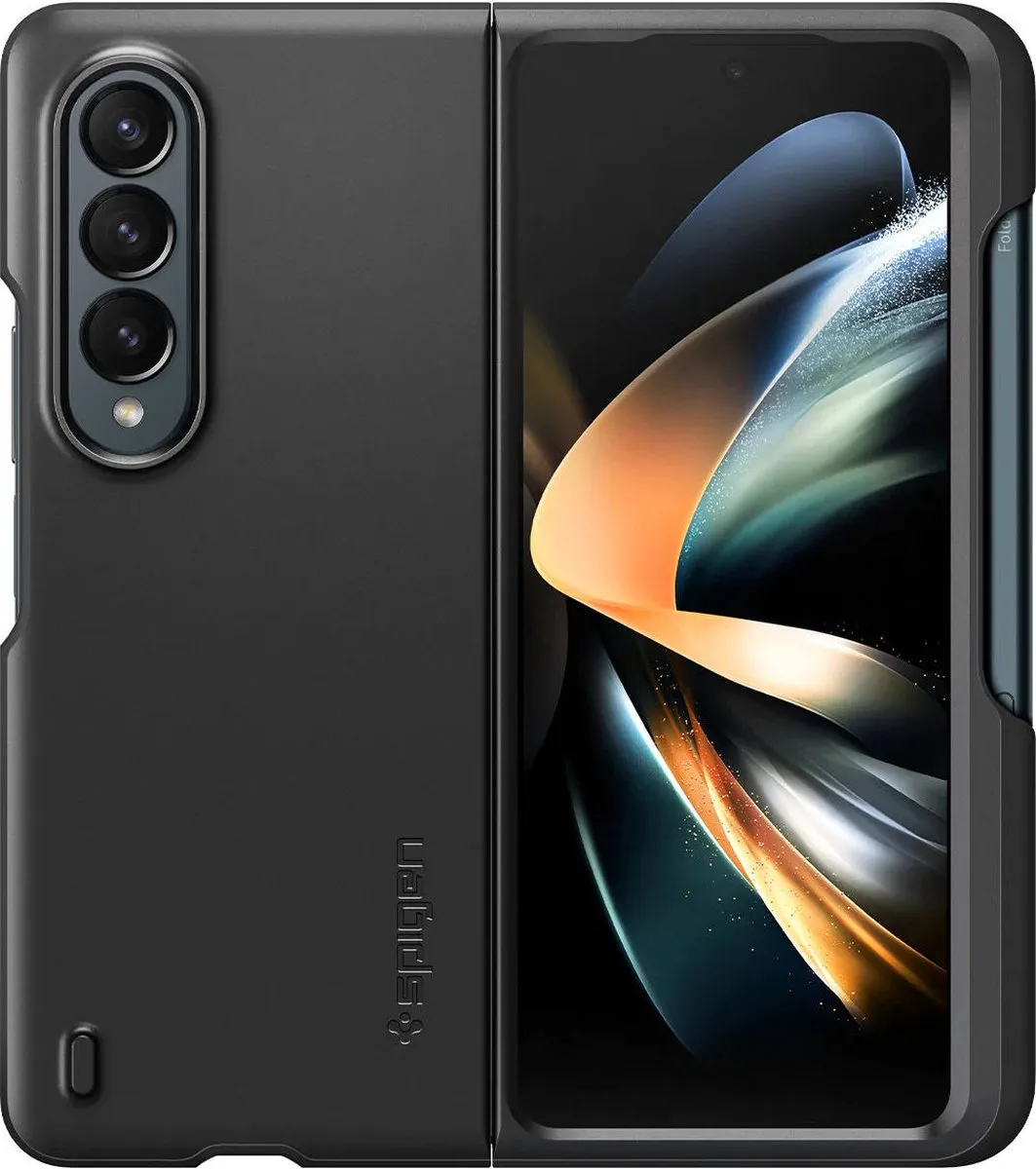 Spigen Thin Fit P ACS04741 Hoesje - Samsung Galaxy Z Fold 4 - Zwart
