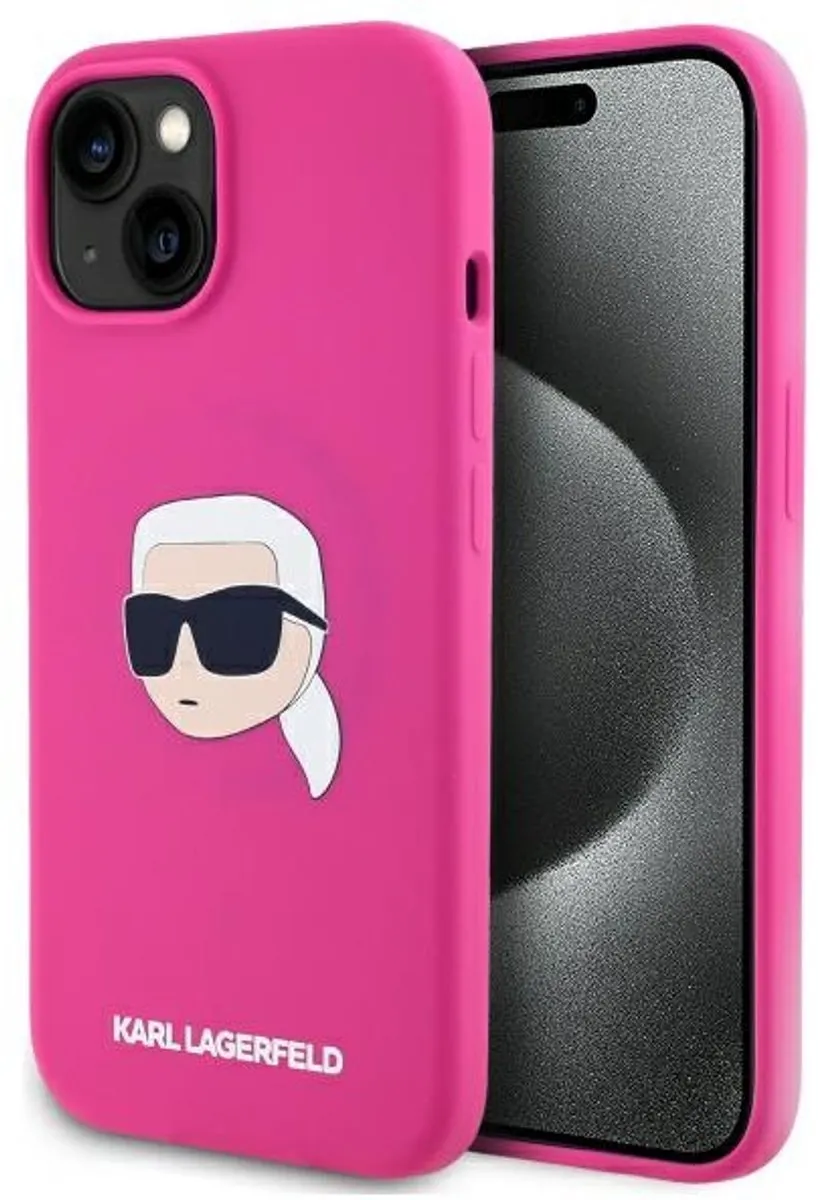 Karl Lagerfeld Hoesje iPhone 15 6.1 Siliconen