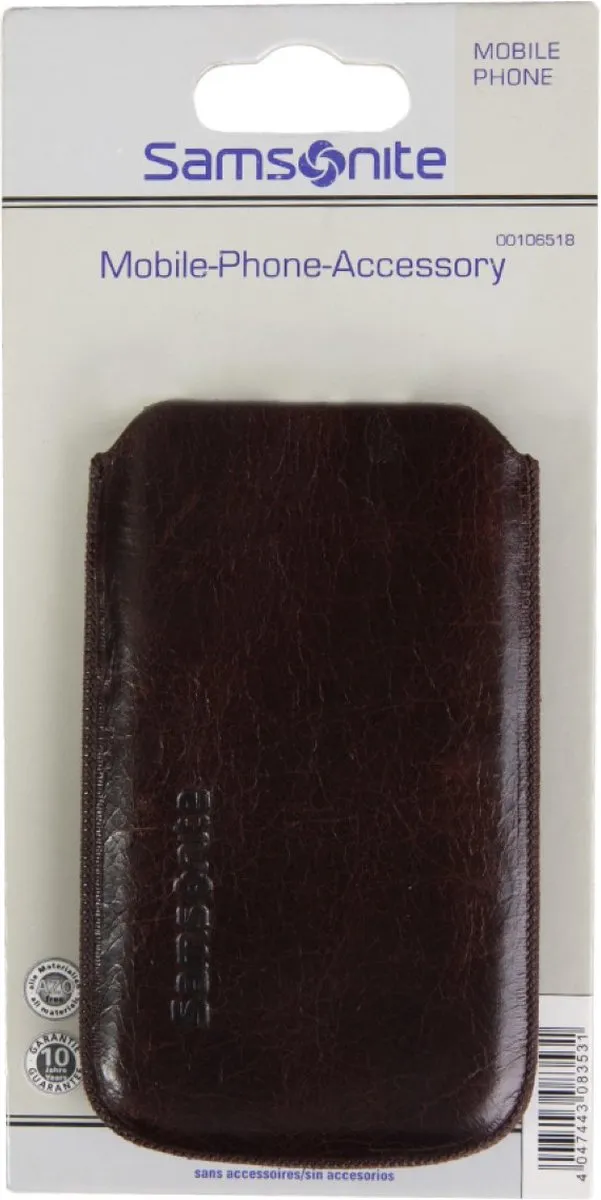 Samsonite Toledo Sleeve Maat S - Bruin Leer