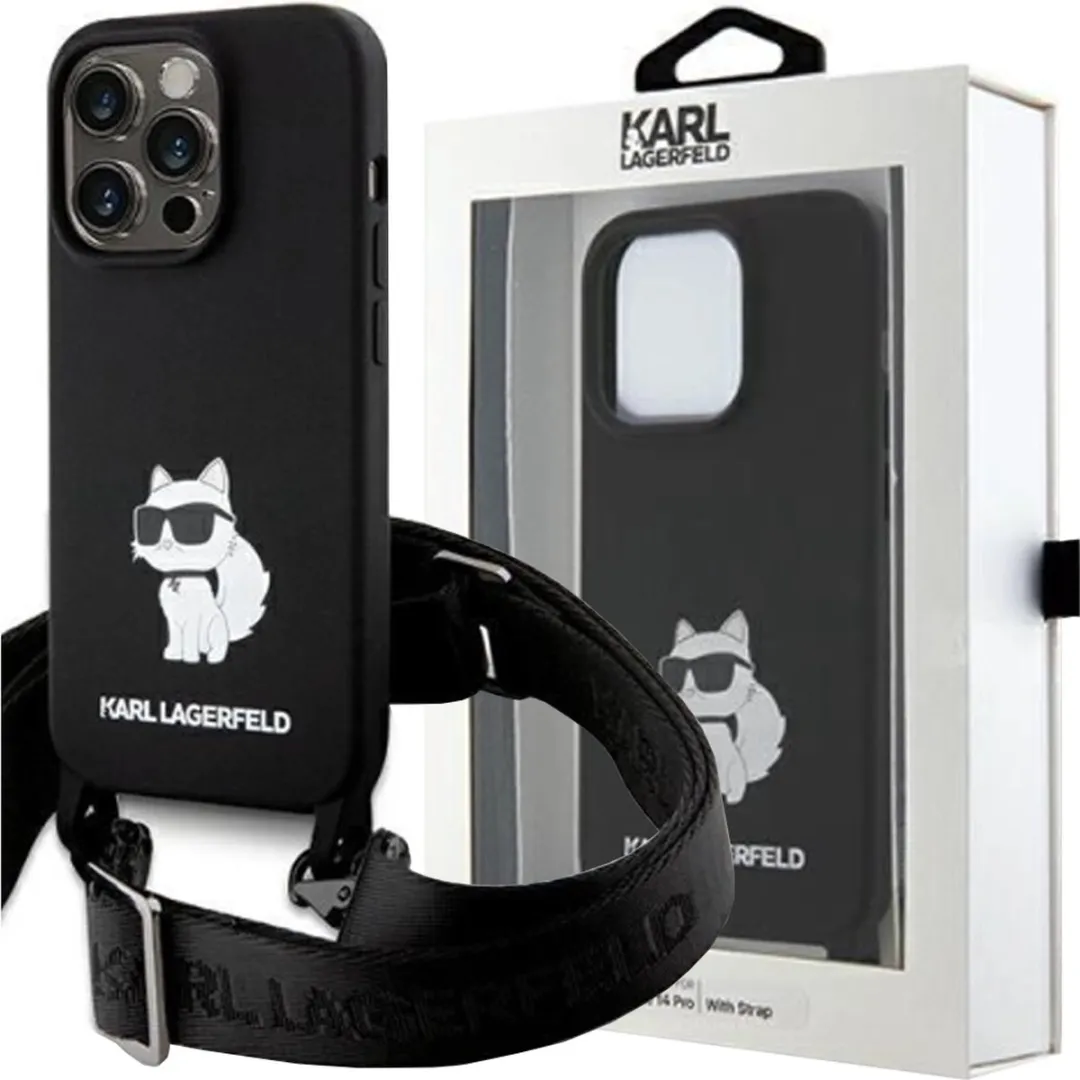 Karl Lagerfeld Ikonik Siliconen Hoesje iPhone 15