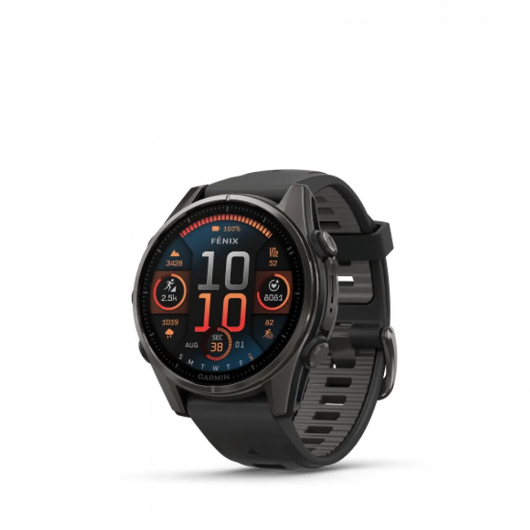 Garmin Fenix 8 Sapphire AMOLED 43mm - 010-02903-21 Smartwatch - Zwart/Grijs