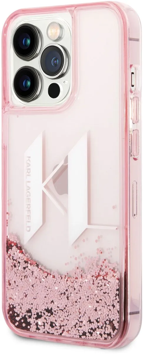Karl Lagerfeld iPhone 14 Pro Max Hoesje Roze H5674