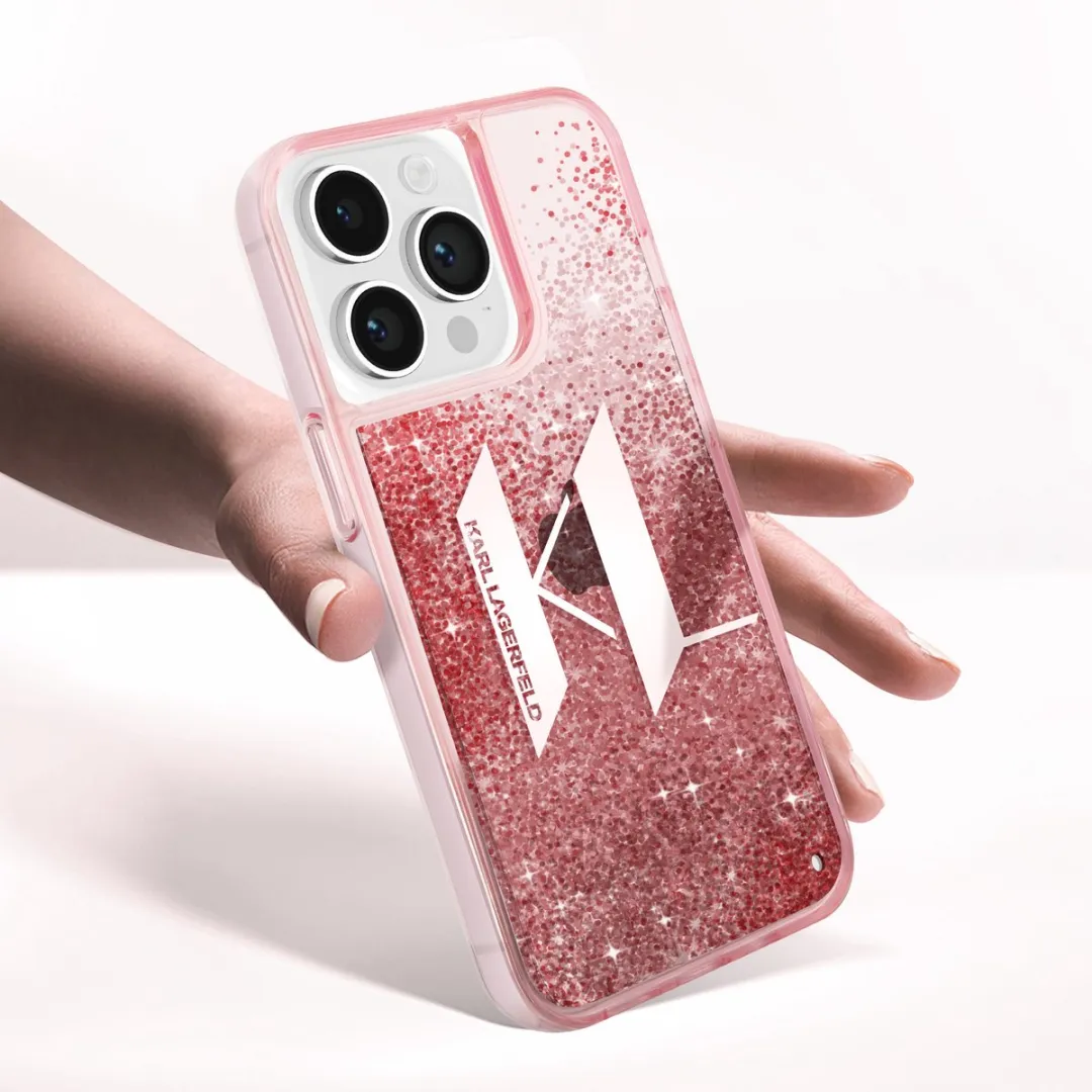 Karl Lagerfeld iPhone 14 Pro Max Hoesje Roze H5674