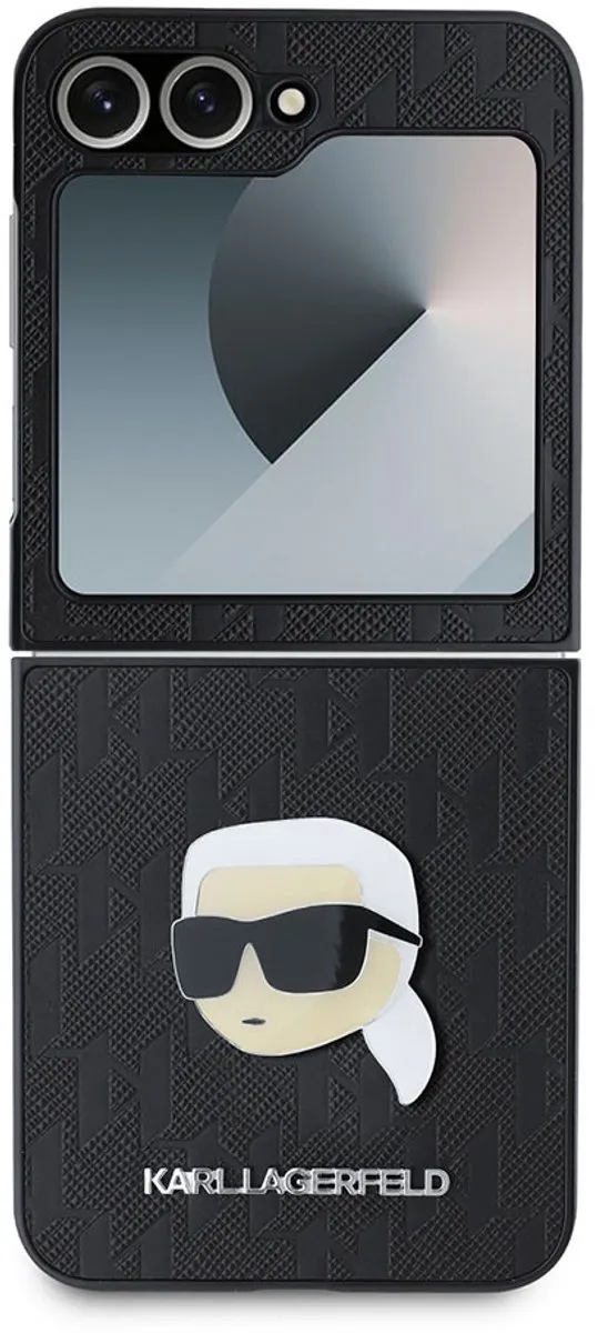 Karl Lagerfeld Saffiano Hoes Zwart
