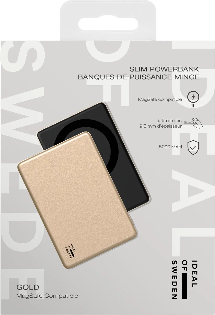 iDeal of Sweden Slanke Powerbank MagSafe 5000mAh - 20W - Gold