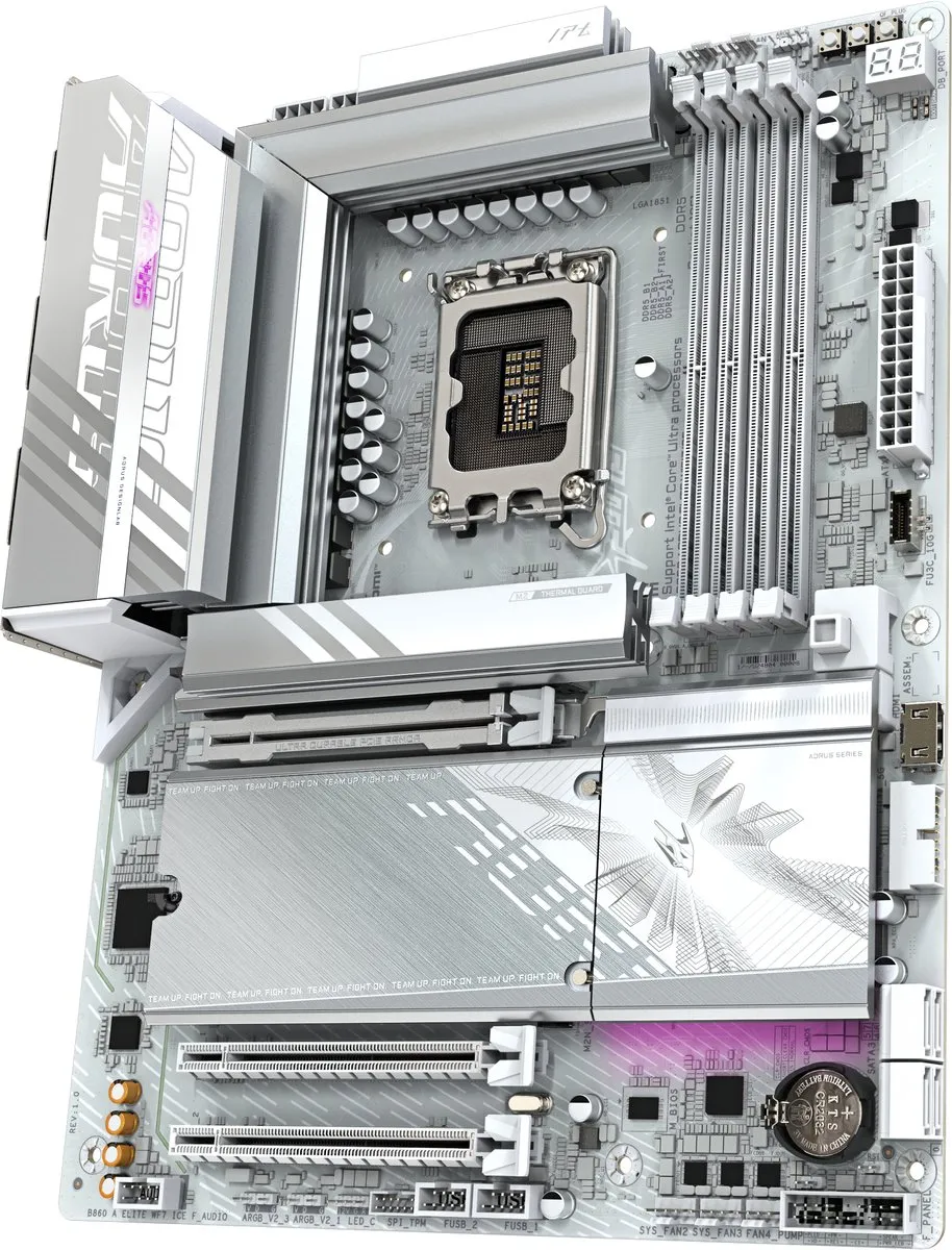 Gigabyte B860 Aorus Elite Wifi7 Ice - Moederbord ATX