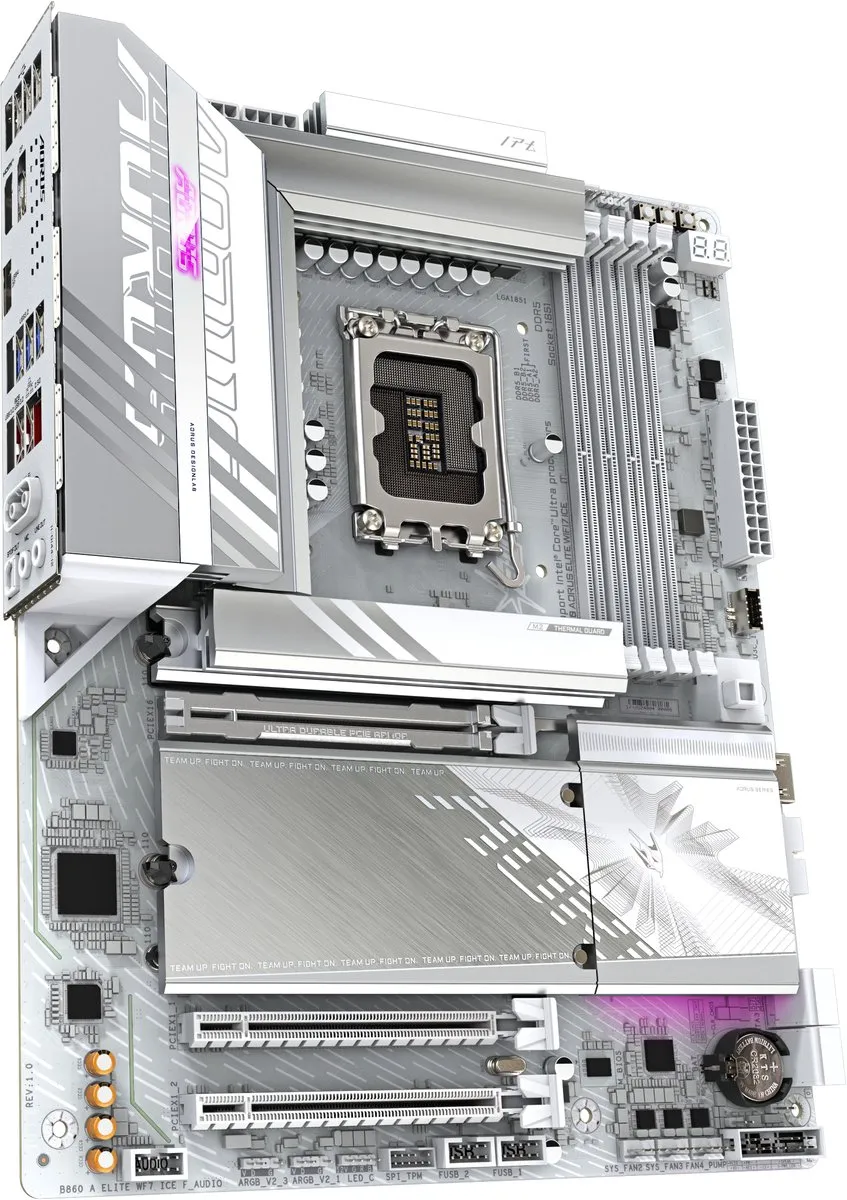 Gigabyte B860 Aorus Elite Wifi7 Ice - Moederbord ATX
