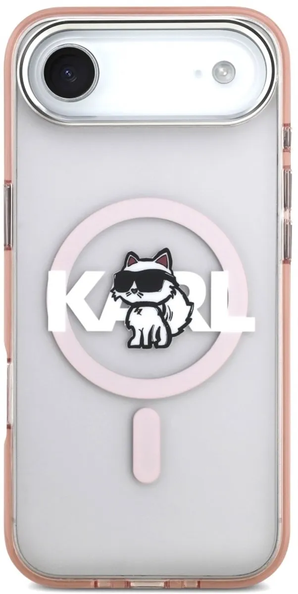 Karl Lagerfeld Case IML Choupette Sketch Magsafe - iPhone - Zwart