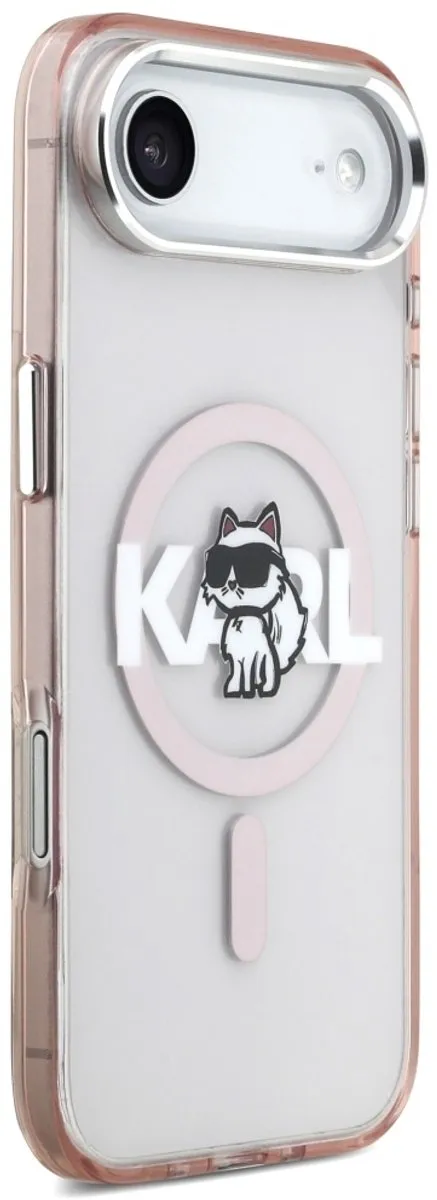 Karl Lagerfeld Case IML Choupette Sketch Magsafe - iPhone - Zwart