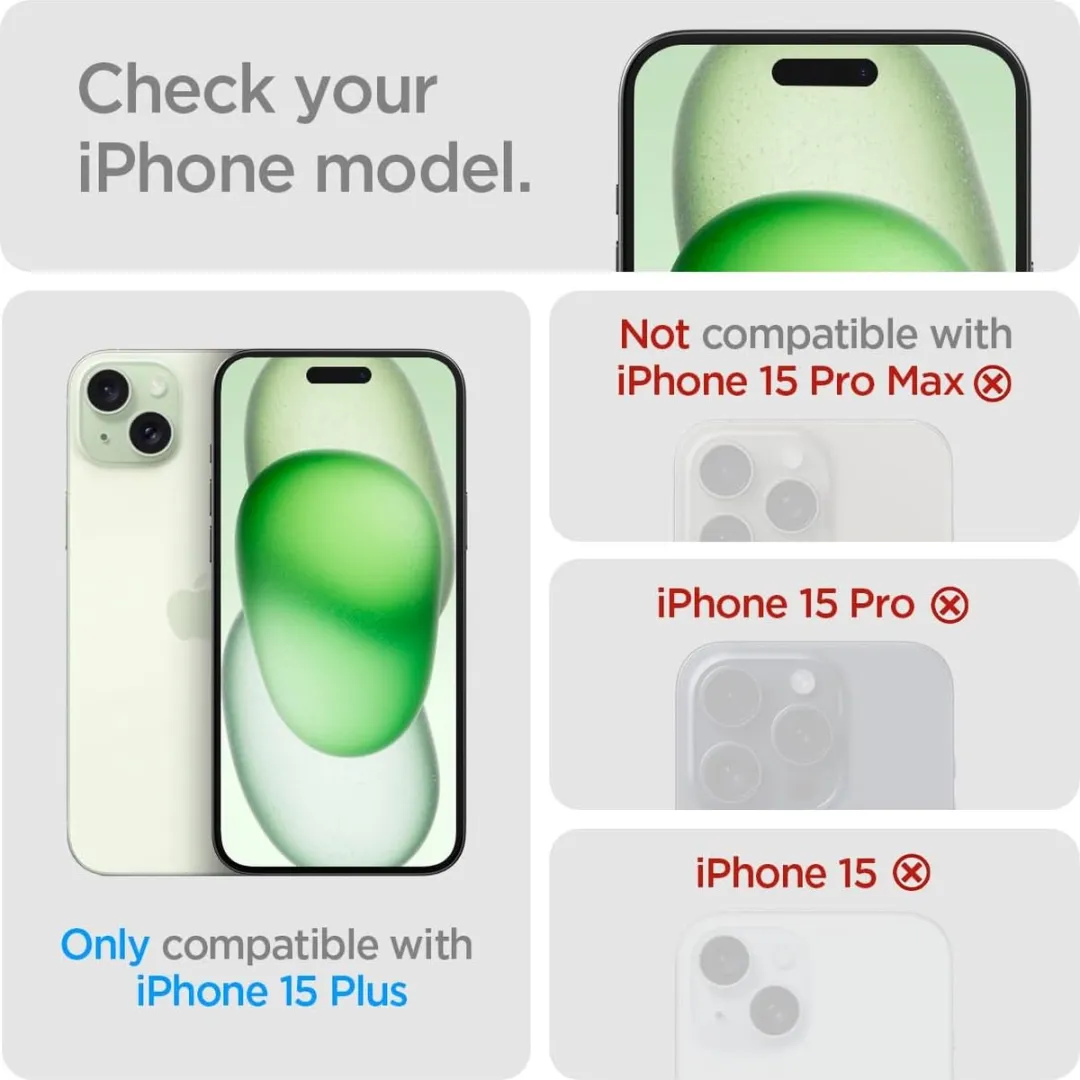 Spigen Glas.tR EZ Fit iPhone 15 Plus Screenprotector - 2 Stuks