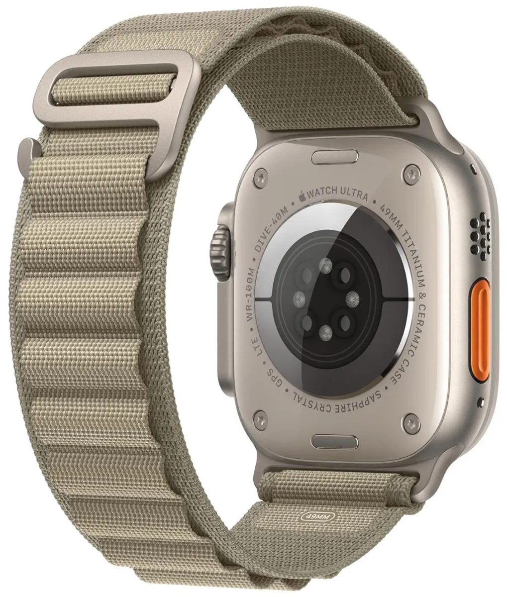 Apple Watch Alpine Loop Band - 49mm - Olijfgroen