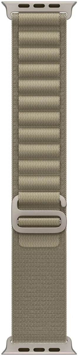Apple Watch Alpine Loop Band - 49mm - Olijfgroen