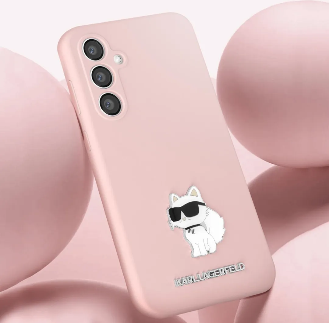 Karl Lagerfeld Choupette Siliconen Hoesje - Roze - MPN 3666339218690 - afbeelding 6 van 6