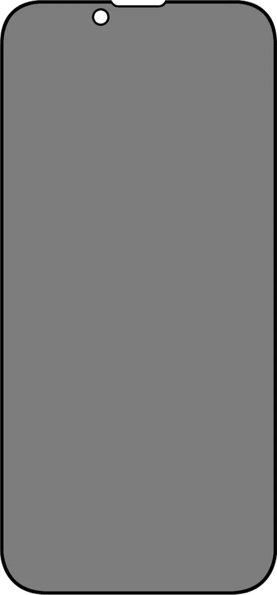 Just in Case Privacy Screenprotector iPhone 14 - Anti Spy Glas