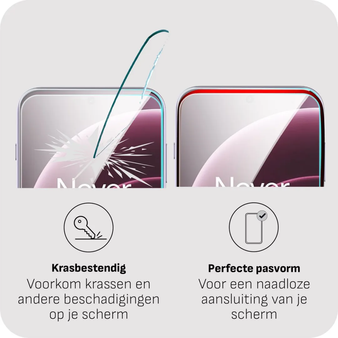 Just in Case Screenprotector OnePlus 15 - Gehard Glas