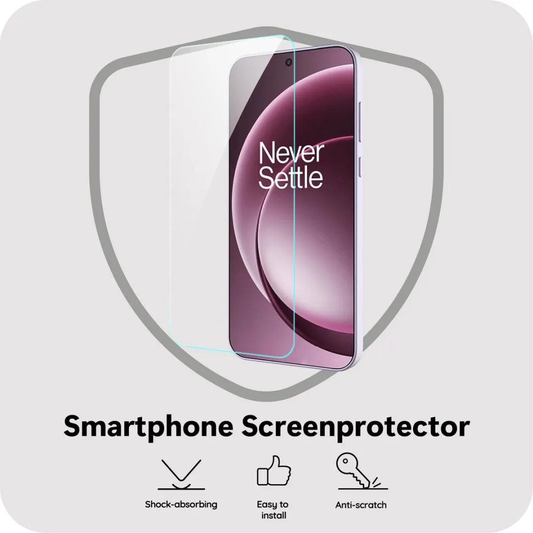Just in Case Screenprotector OnePlus 15 - Gehard Glas