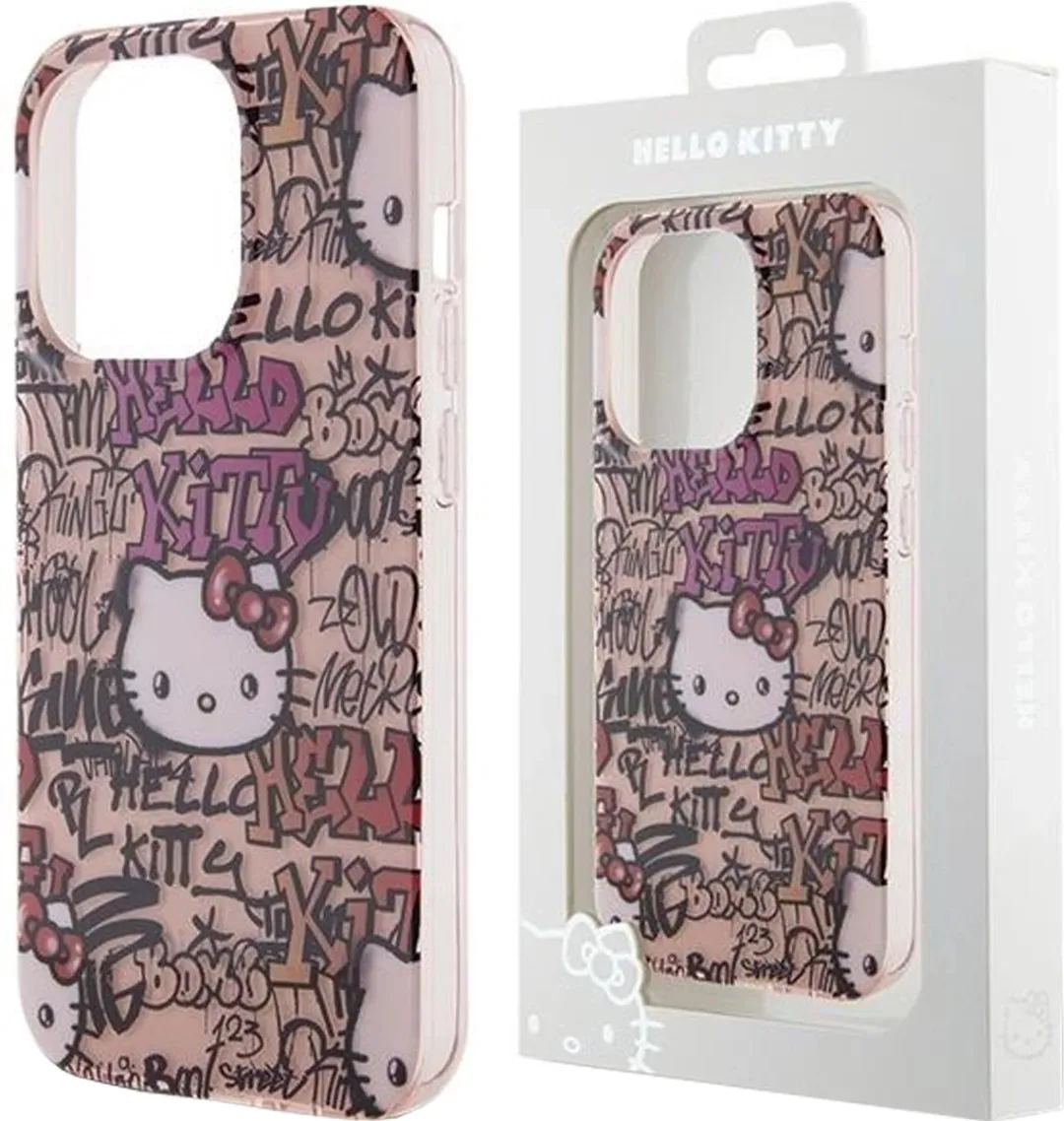 Hello Kitty IML Tags Graffiti Hoesje iPhone 15