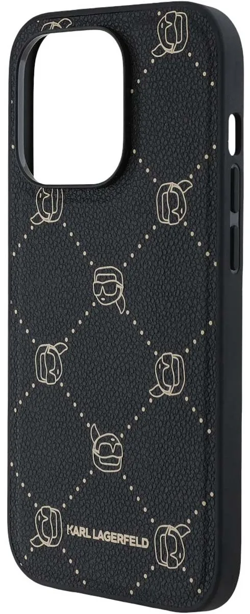 Karl Lagerfeld KLHMP14XPGKHPHK Back Cover - iPhone 14 Pro Max - Zwart