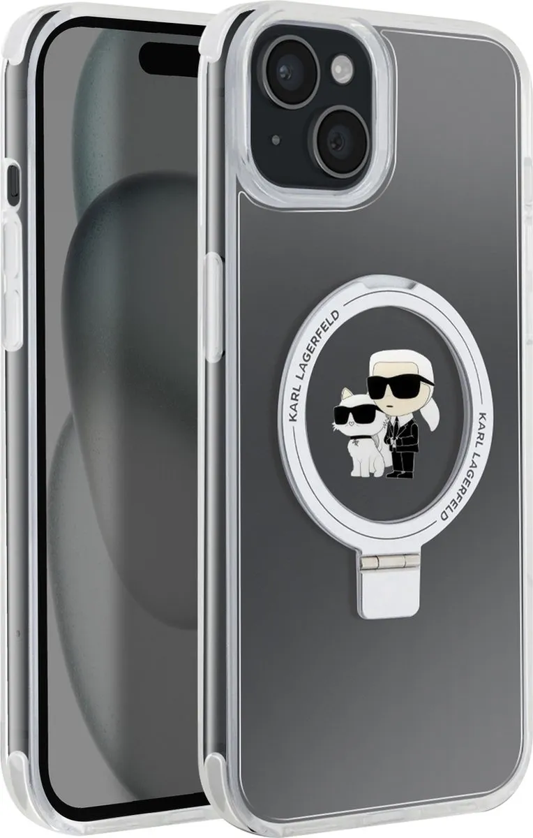 Karl Lagerfeld MagSafe Hoesje iPhone 15 H68872 - Transparant