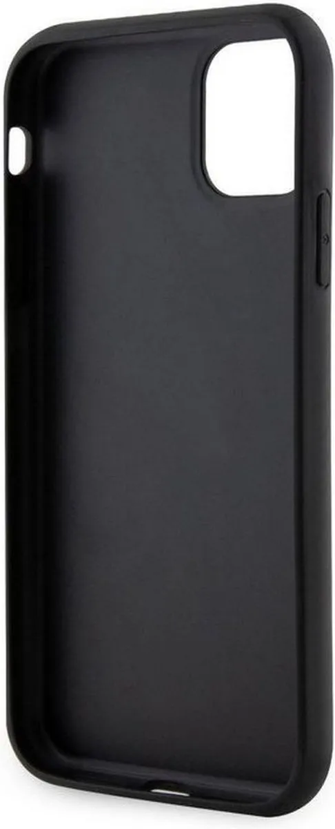Karl Lagerfeld Saffiano iPhone Hoesje - Zwart
