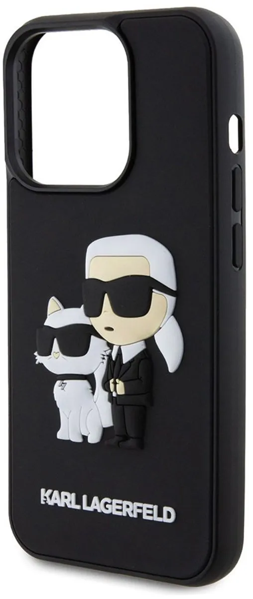 Karl Lagerfeld Karl Choupette 3D Case iPhone 13 Pro KLHCP13L3DRKCNK - Zwart
