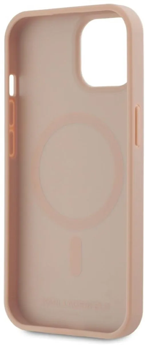 Karl Lagerfeld Lederen Hoesje iPhone 15 Pro - Transparent