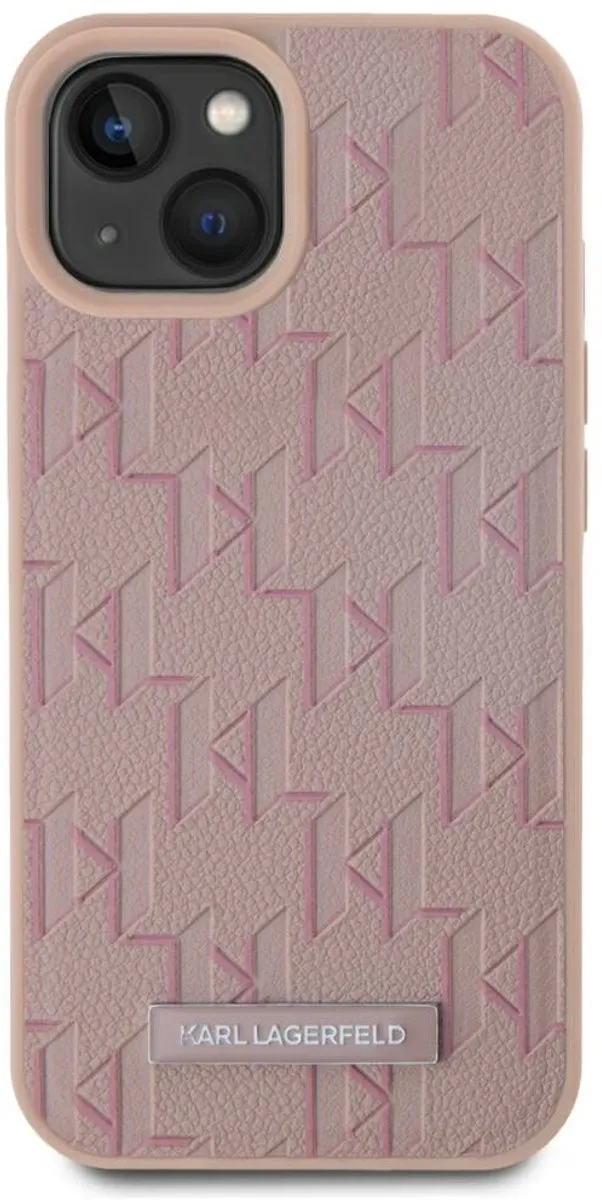 Karl Lagerfeld Lederen Hoesje iPhone 15 Pro - Transparent