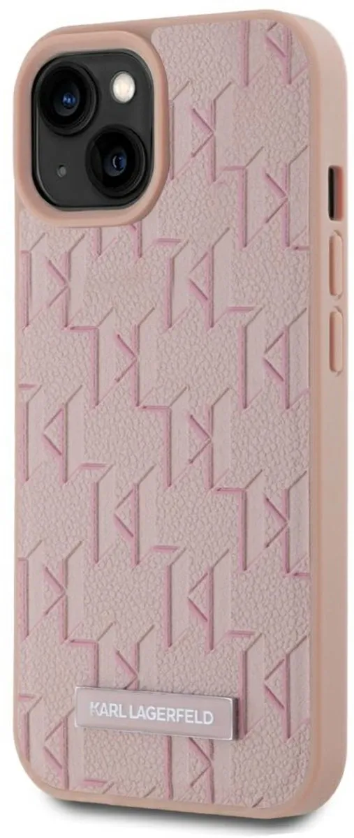 Karl Lagerfeld Lederen Hoesje iPhone 15 Pro - Transparent