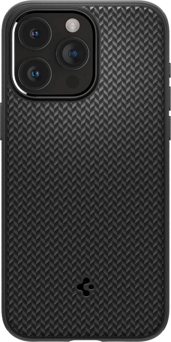 Spigen ACS06711 Back Cover - iPhone 15 Pro Max - Zwart