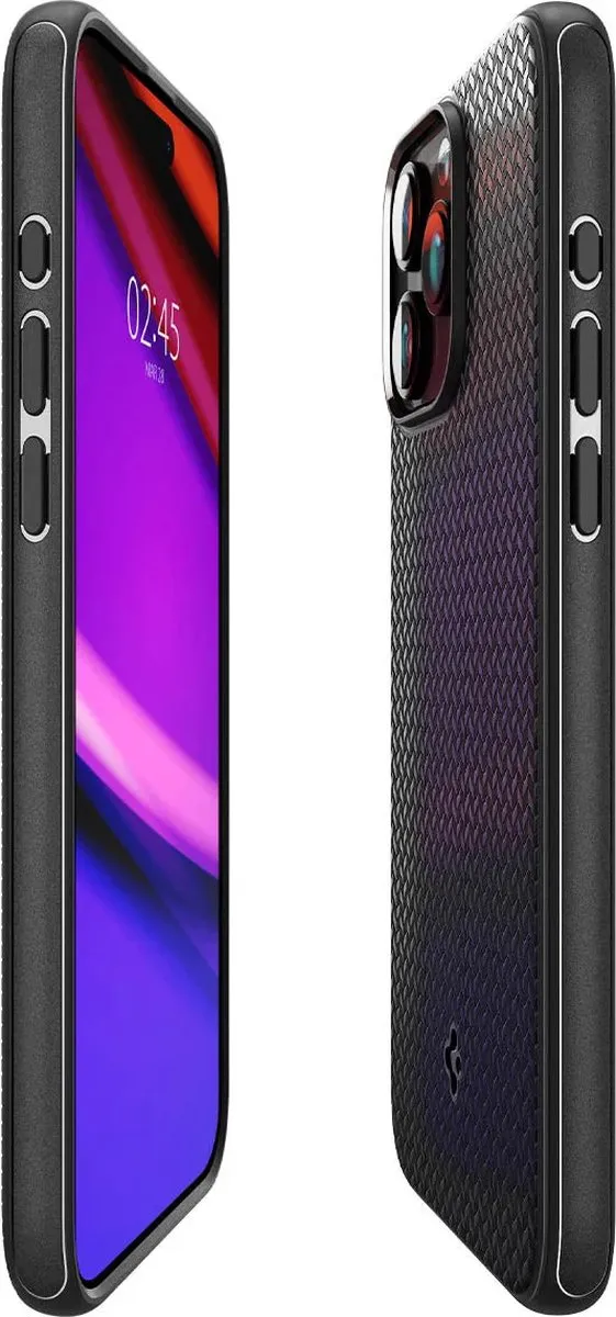 Spigen ACS06711 Back Cover - iPhone 15 Pro Max - Zwart