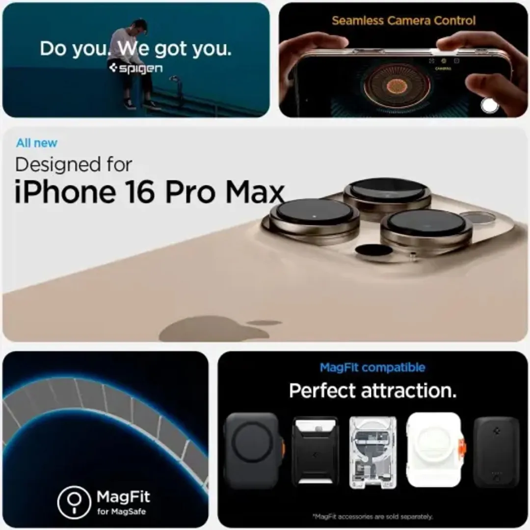 Spigen Ultra Hybrid T ACS06802 Hoesje - iPhone 16 Pro Max - Wit