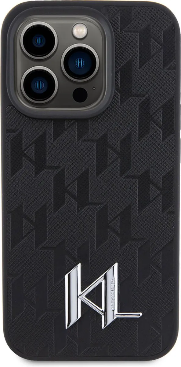 Karl Lagerfeld iPhone 15 Pro Hardcase - Zwart