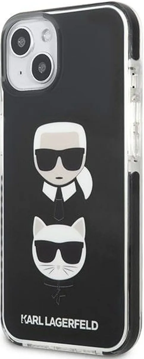 Karl Lagerfeld KLHCP13STPE2TK iPhone 13 mini Hardcase - Zwart