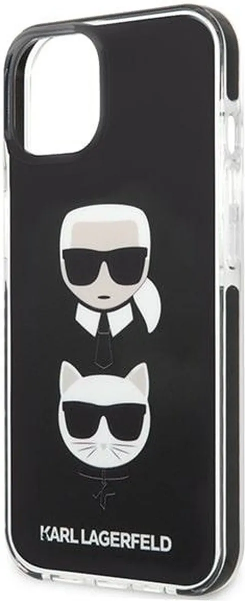 Karl Lagerfeld KLHCP13STPE2TK iPhone 13 mini Hardcase - Zwart