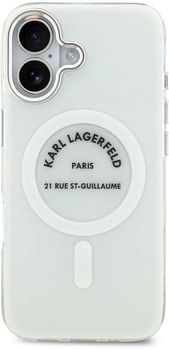 Karl Lagerfeld Back Cover Case iPhone 17 - Transparant