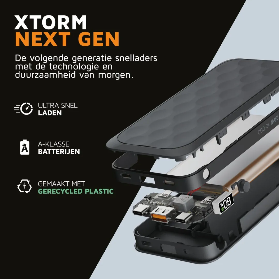 Xtorm FS5101 Fuel Series 5 Powerbank 10000mAh - 20W - Zwart