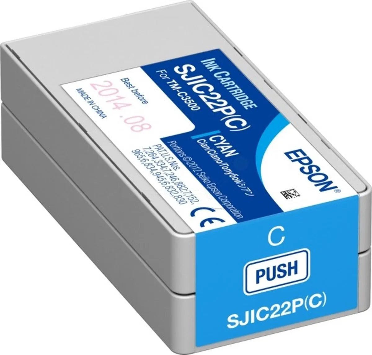Epson ColorWorks C3500 SJIC22P(C) Inktcartridge - Cyaan