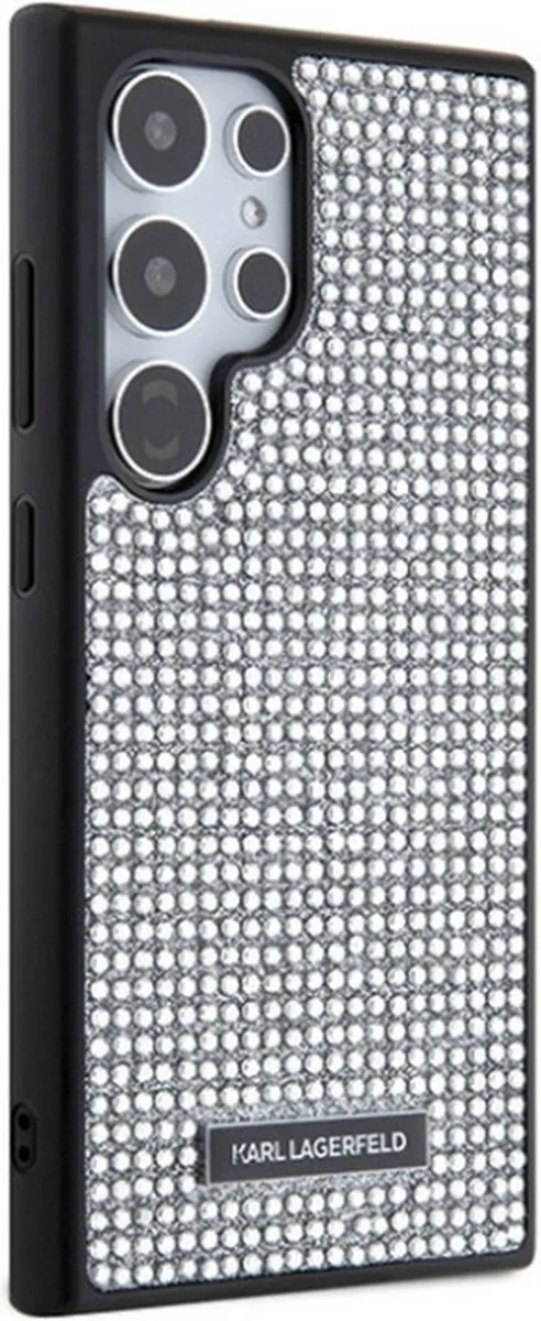 Karl Lagerfeld Rhinestones Back Case S928 - Zilver